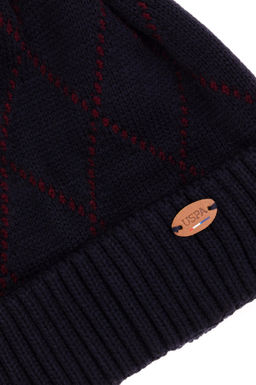 Мужской темно-синий берет Неожиданная скидка в корзине - U.s. polo assn фото 3