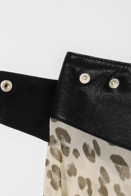 LEATHER BELT SKIRT KATE MOSS X ZARA  фото 4