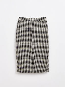 CONTE Юбка прямого силуэта в гусиную лапку LU 1414 dogtooth dogtooth