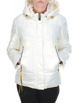 8262 WHITE Куртка демисезонная женская BAOFANI (100 гр. синтепон) - Фабричный китай фото 2