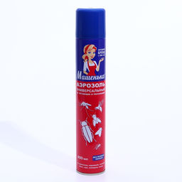 Аэрозоль от летающих и ползающих насекомых Машенька, флакон, 400 мл