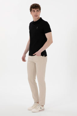 Erkek Slim Fit Polo Yaka Siyah Basic Ti__rt Sepette S_rpriz _ndirim - U.s. polo assn фото 4