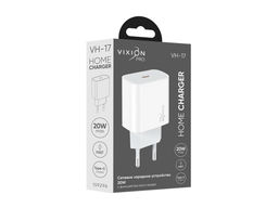 Зарядное устройство сетевое Vixion "VH-17" 3.0А (GS-0028957) 20W, 1 выход Type-C PD, белое