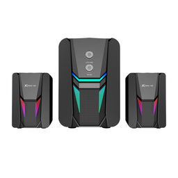 Компьютерные колонки Xtrike Me SK-612, 2×3 Вт + 5 Вт, USB, подсветка, чёрные