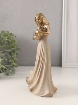 Фигурка полистоун «Девушка с щенком на руках», 11×7.5×22.5 см