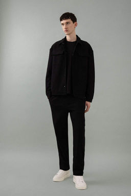 Плиссированная куртка с рубашечным воротником и расслабленным кроем - Defacto фото 2