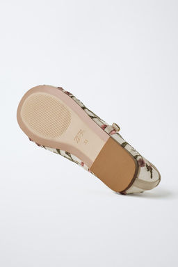 EMBROIDERED BALLET FLATS - Zara фото 6