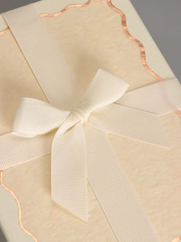 Набор подарочных коробок 3 в 1, прямоугольные с бантом, крем-брюле, 33.5×25×11.5; 29×21×9; 24.5×17×6.5 см