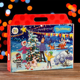 Цена за 5 шт. Подарочная коробка Простоквашино, 31 х 6,5 х 21,5 см