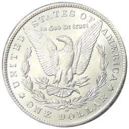 1 доллар 1885 года O США Доллар Моргана