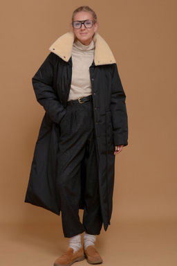 Утепленное пальто - N.u.d.e фото 17