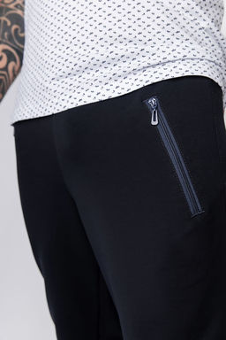 Брюки без начёса из футера двунитки