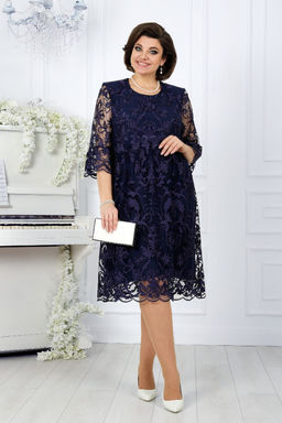 Платье Ninele 7431-Р темно-синий - Mira fashion фото 552