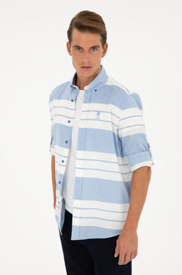 U. S. Polo Assn / Мужская рубашка Saks с длинным рукавом - U.s. polo assn фото 8