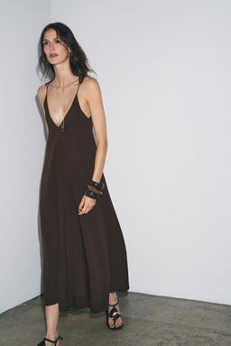 ZW COLLECTION LONG DRESS - Zara фото 5