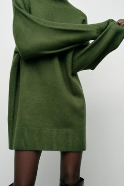 HIGH NECK KNIT DRESS - Zara фото 2