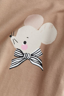 Camiseta estampada de punto - H&m фото 2