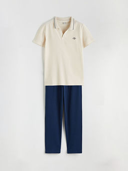 Nak??l? Polo Yaka Erkek ?ocuk Tak?m