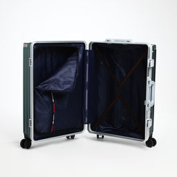 Чемодан средний 24, отдел на молнии, 2 кодовых замка, 4 колеса, крючок, цвет зелёный - Simaland фото 8