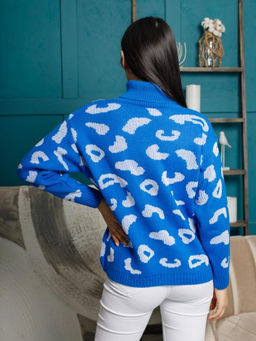 Водолазка Леопард с шерстью 20% - Esenia фото 6