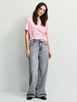 Футболка из хлопка с принтом / Zarina  фото 2