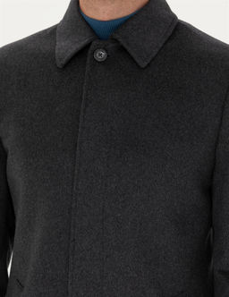 Antrasit Y_n Kar___ml_ Slim Fit Ka_e Kaban - Pierre cardin фото 7