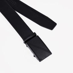 Ремень мужской, ширина 3.5 см, пряжка автомат, цвет чёрный - Simaland фото 2