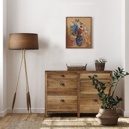 Набор для вышивания PANNA Золотая серия MET-7379 Букет цветов 31 х 39 см