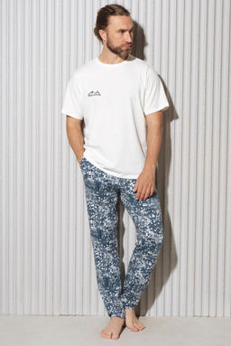 БРЮКИ МУЖСКИЕ (ПИЖАМНЫЕ) арт. 4107M-50060.1H-073 - Almando melado фото 3