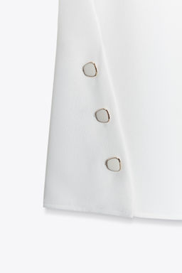 SLEEVELESS TOP WITH DEFINED SHOULDERS - Zara фото 6