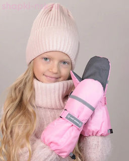 02-B Варежки для девочки (2-8 лет)