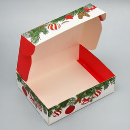 Коробка подарочная новогодняя складная «Новогодние игрушки», 31 х 24.5 х 9 см