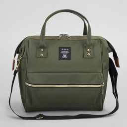 Сумка-рюкзак 2 в 1 на колёсах 18, отдел на молнии, наружный карман, цвет зелёный - Simaland фото 8