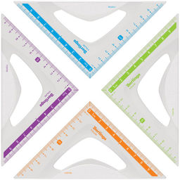 Треугольник 10см 45 BERLINGO "Color" (TR_10010) в ассорт.