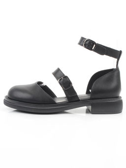 06-YD31-3E BLACK Туфли женские (натуральная кожа)