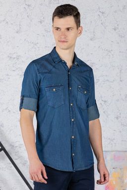 рубашка 
 17.2473-LACIVERT - Tricko фото 3