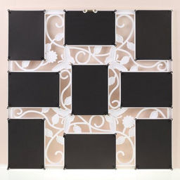 Фоторамка коллаж 53х53 см бабочка / KS808W /уп 24/9 фото белая - Галеонтрейд фото 4