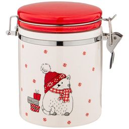 БАНКА ДЛЯ СЫПУЧИХ ПРОДУКТОВ С КЛИПСОЙ КОЛЛЕКЦИЯ CHRISTMAS GIFT 14.1X10.2X14.2 СМ