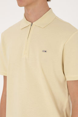 Erkek Regular Fit Fermuarl_ A__k Haki Ti__rt Sepette S_rpriz _ndirim - U.s. polo assn фото 7