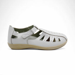 Женские летние туфли N3-8A белые - Sport фото 2