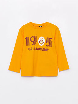 Bisiklet Yaka Galatasaray Bask?l? Erkek Bebek Sweatshirt ve E?ofman Alt? Tak?m - Waikiki фото 2
