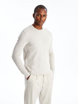 Bisiklet Yaka Erkek Triko Kazak