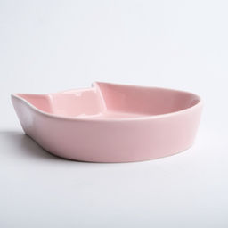 Миска керамическая Голова кота 200 мл - 15133 см, розовая - Пижон фото 5