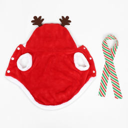 Костюм для животных Новогодний с рожками, размер XL (ДС 40, ОГ 50 см) - Пижон фото 10