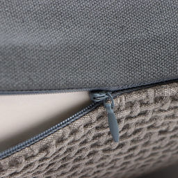 Наволочка декоративная Этель сканди 45*45 серый, 100% п/э  фото 5