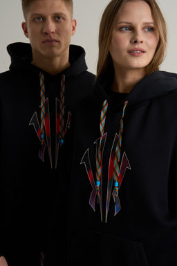 Худи Черный KAI Sweat Hoodie - Anta фото 2
