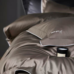 КПБ Mency Winni Mark Cross Бархатный сатин MENWMC004 1.5 спальный