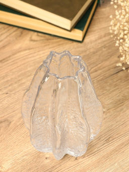 Ваза «Кэли», 21×12×6 см, стекло, прозрачная