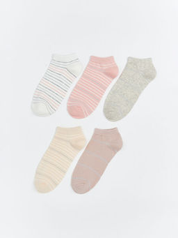 ?izgili Kad?n Patik ?orap 5li