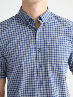 Рубашка Regular Fit Poplin мужская в клетку